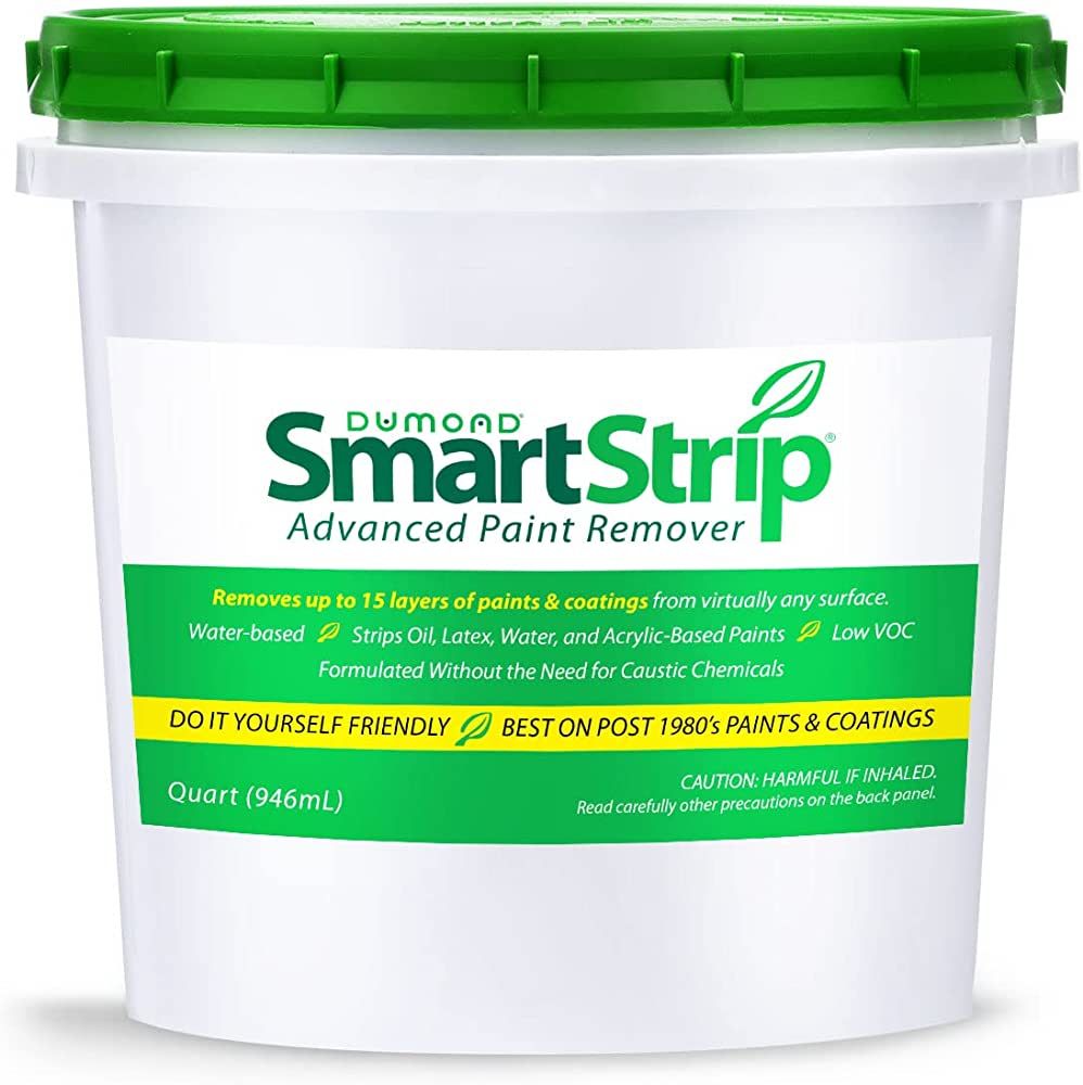 Dumond 027691033322 Smart Strip by Peel Away One Sample Size’ Paint Remover, 1 Quart, White | Amazon (US)
