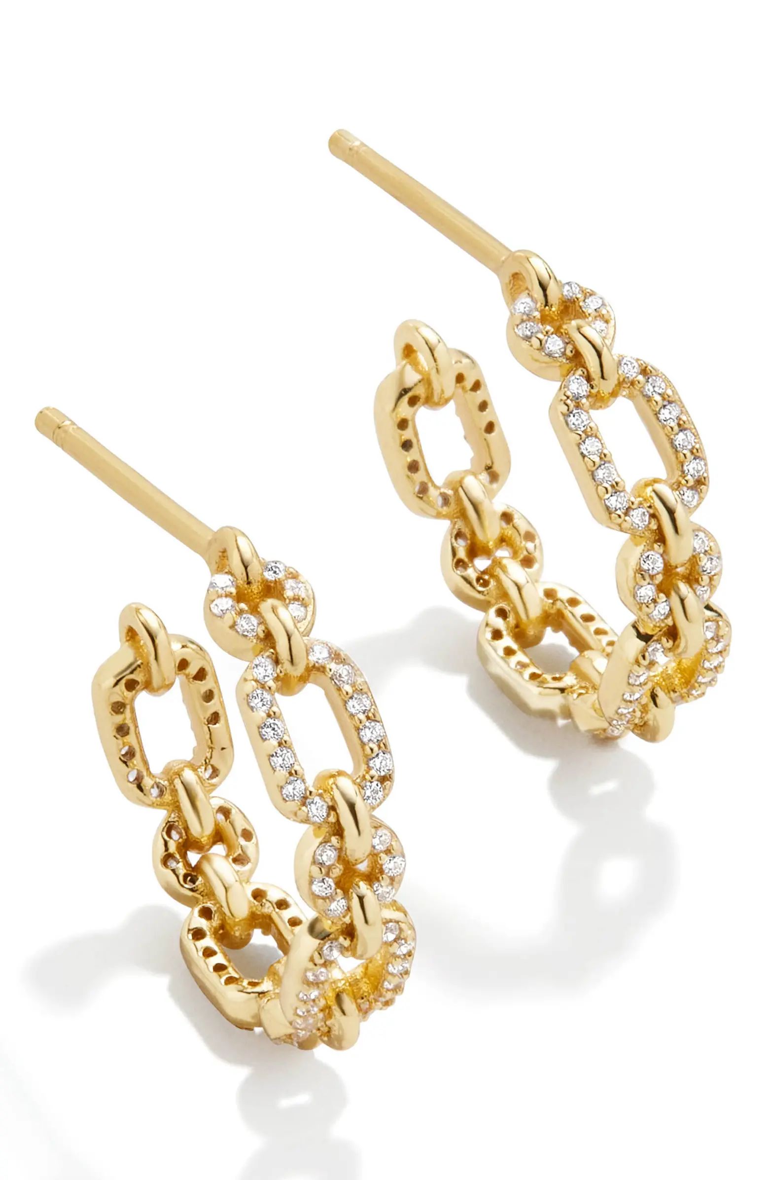 BaubleBar Daisy Hoop Earrings | Nordstrom | Nordstrom