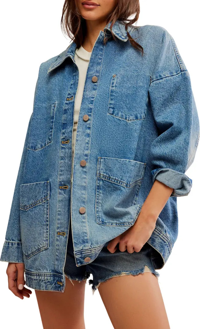 Free People Avery Denim Chore Jacket | Nordstrom | Nordstrom