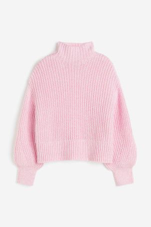 Balloon-sleeved Sweater - Cream - Ladies | H&M US | H&M (US + CA)