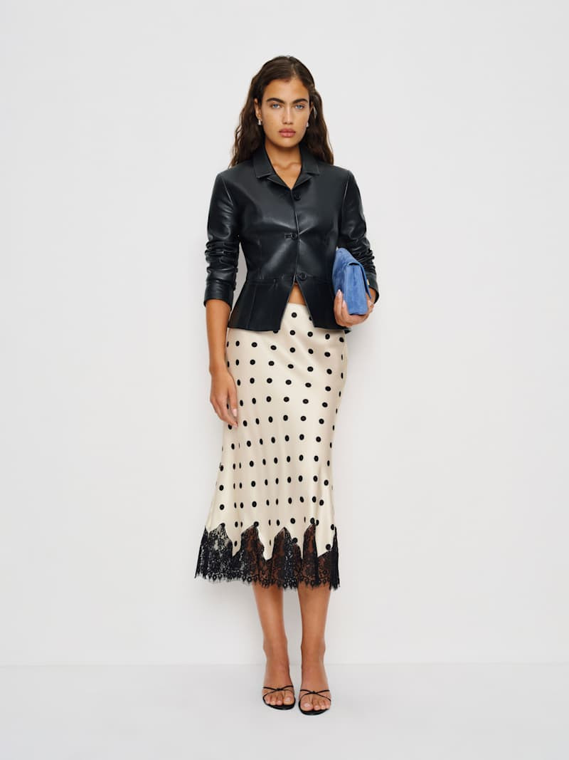 Carolina Silk Skirt | Reformation (Global)