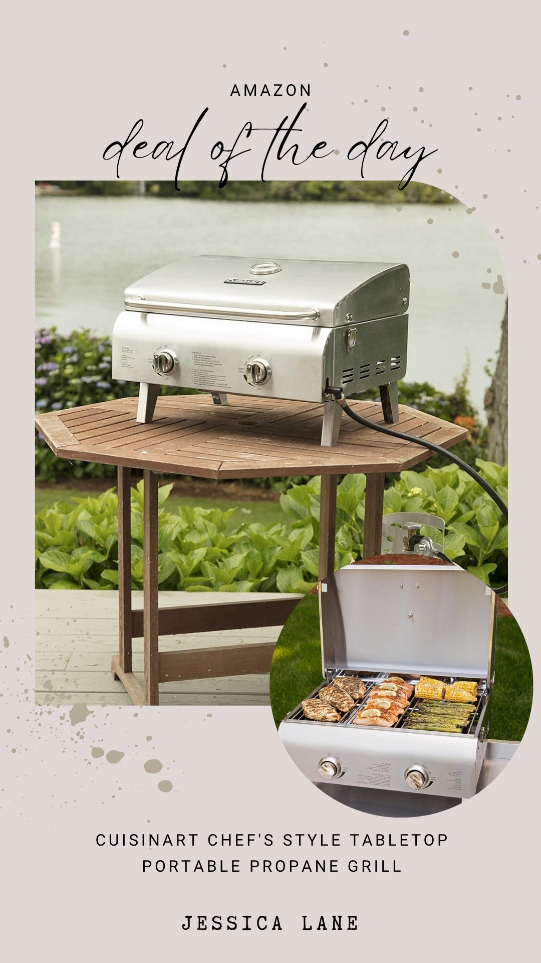 This portable grill is seriously a game changer for camping trips or quick patio cookouts. It’s super easy to pack up and has dual burners so you can flip burgers and veggies at the same time.#portablegrill #outdoorcooking #patiofinds #amazondeals

#LTKSaleAlert #LTKHome #LTKSeasonal