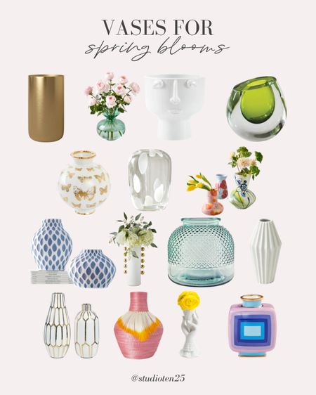 Vases for your spring blooms.

#LTKSeasonal #LTKstyletip #LTKunder50
