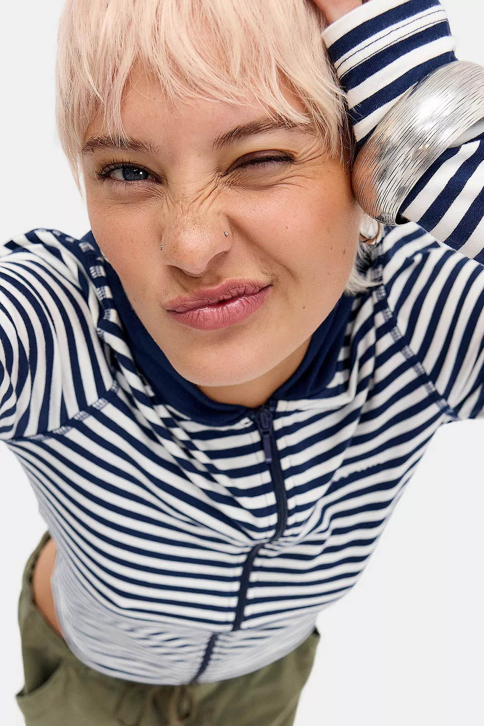 BDG Bekki Long Sleeve Striped Hoodie | Urban Outfitters UK