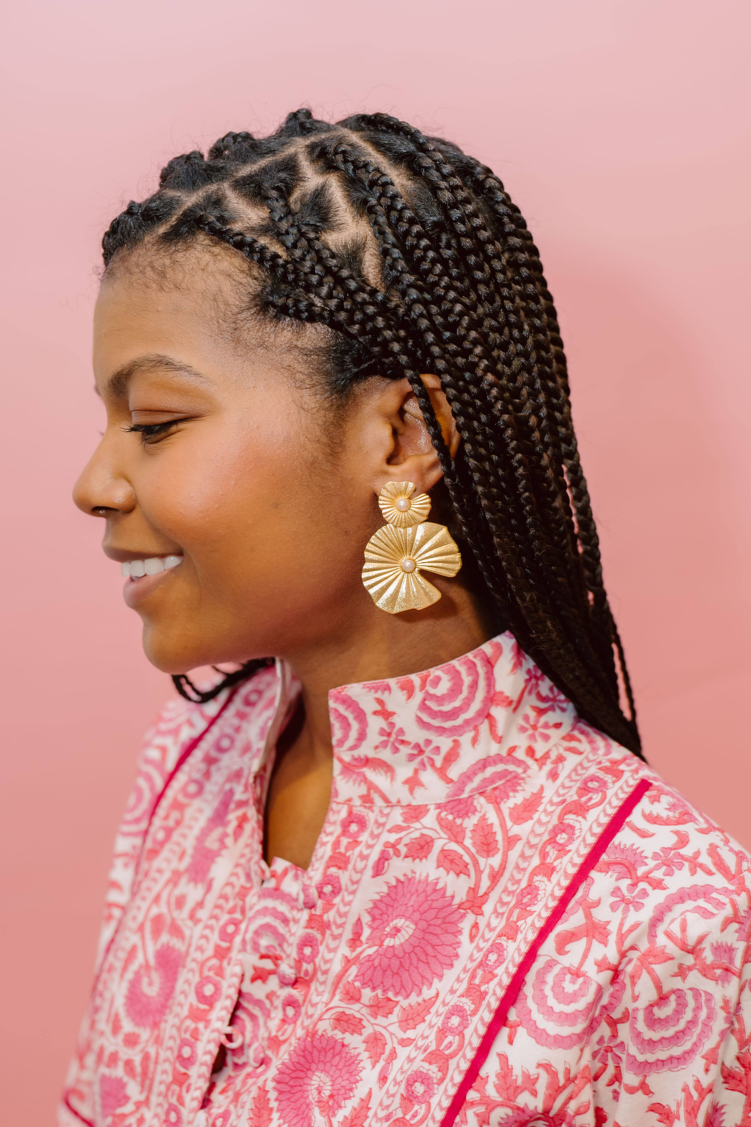 Lilly Pad Double Stud Earring | Lisi Lerch Inc