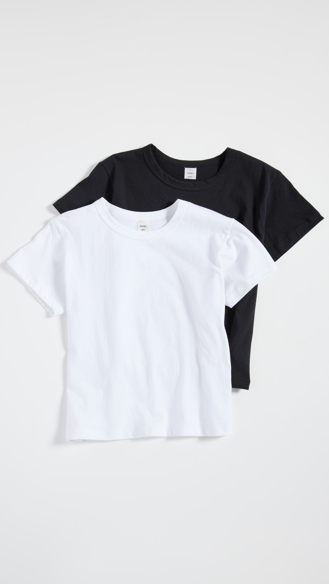 Leset Margo Tee 2 Pack White/Black L | Shopbop