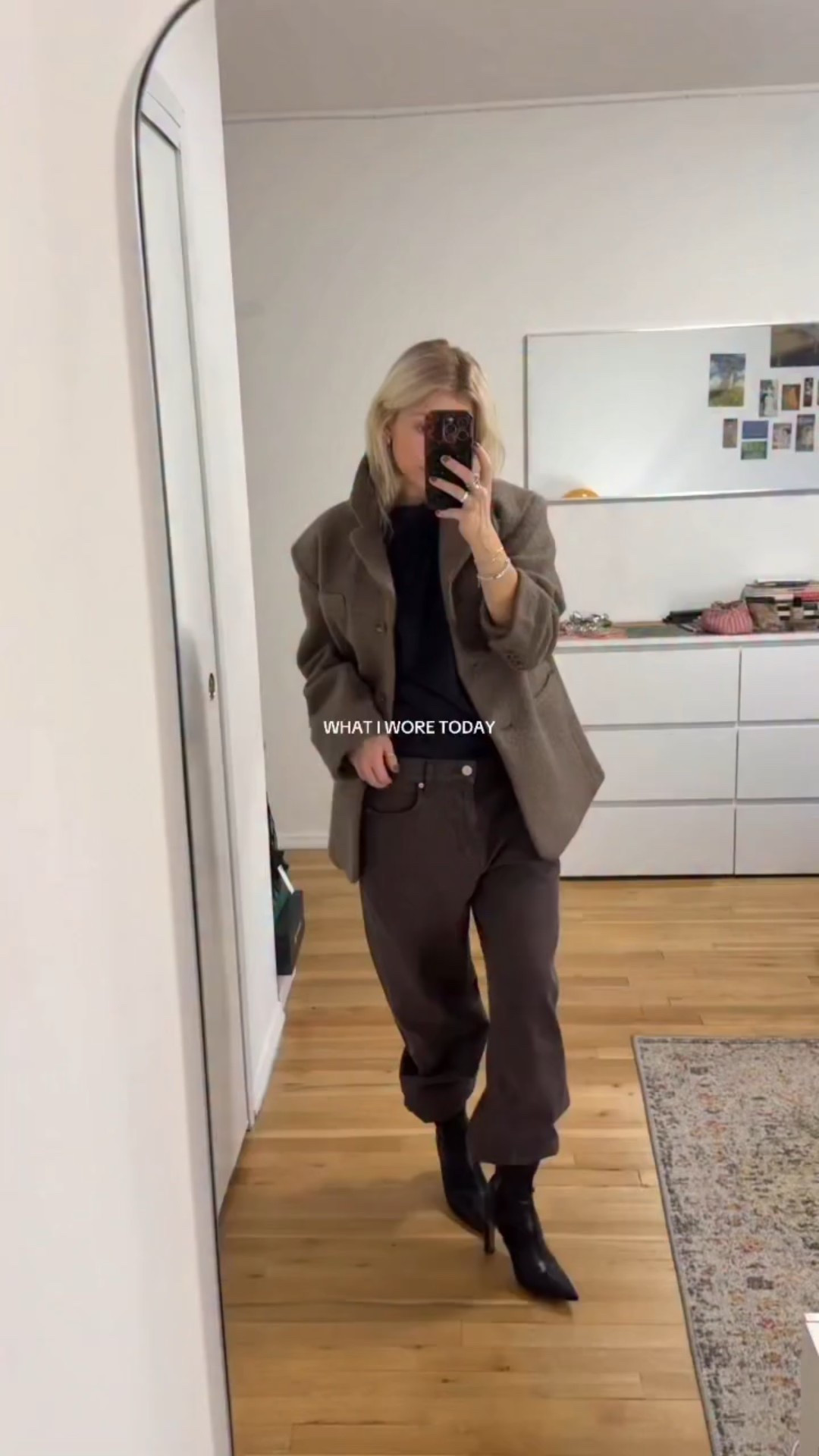 Jacket: size M
Jeans: size 27R

#LTKootd