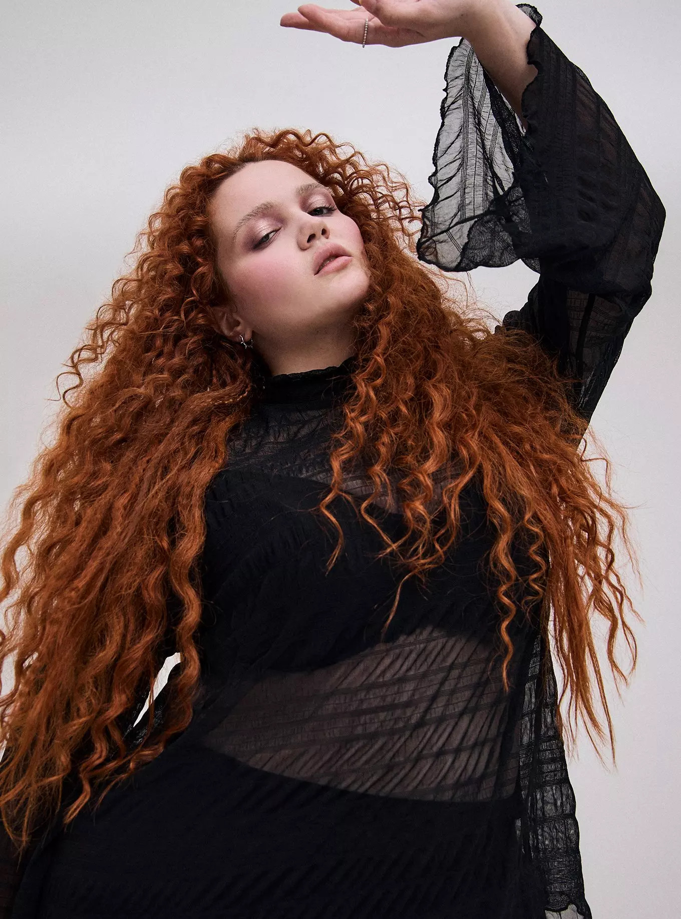 Nightfall Mock Neck Bell Sleeve Top | Torrid (US & Canada)