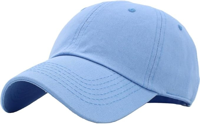 KBETHOS Classic Unisex Cotton Adjustable Low Crown Baseball Cap – Plain Dad Hat | Amazon (US)