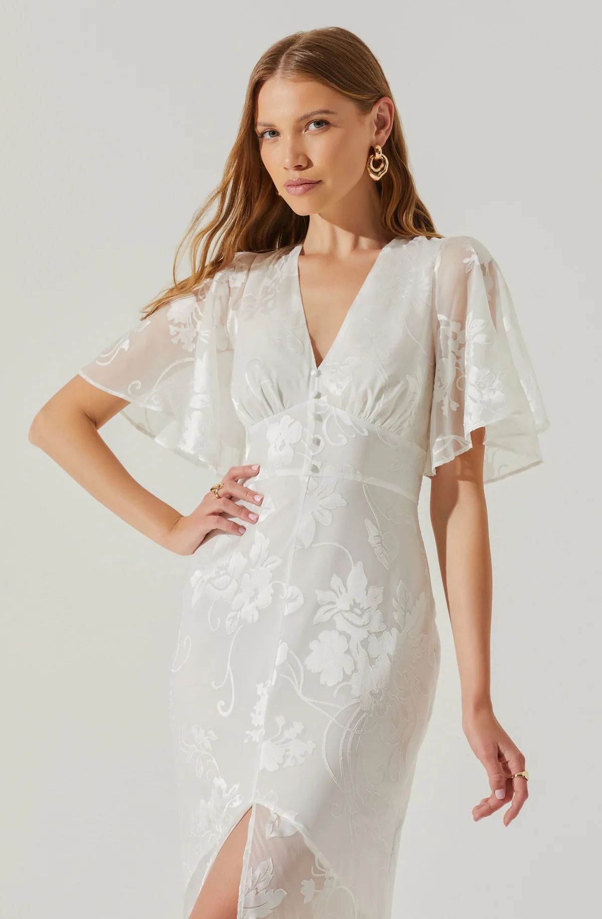 Jasmine Floral Midi Dress | ASTR The Label (US)