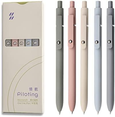 VICO 5pcs Cute Kawaii Gel Ballpoint Pens, Colorful Design 0.5mm Retractable Pen, Quick Dry Ink Bl... | Amazon (US)
