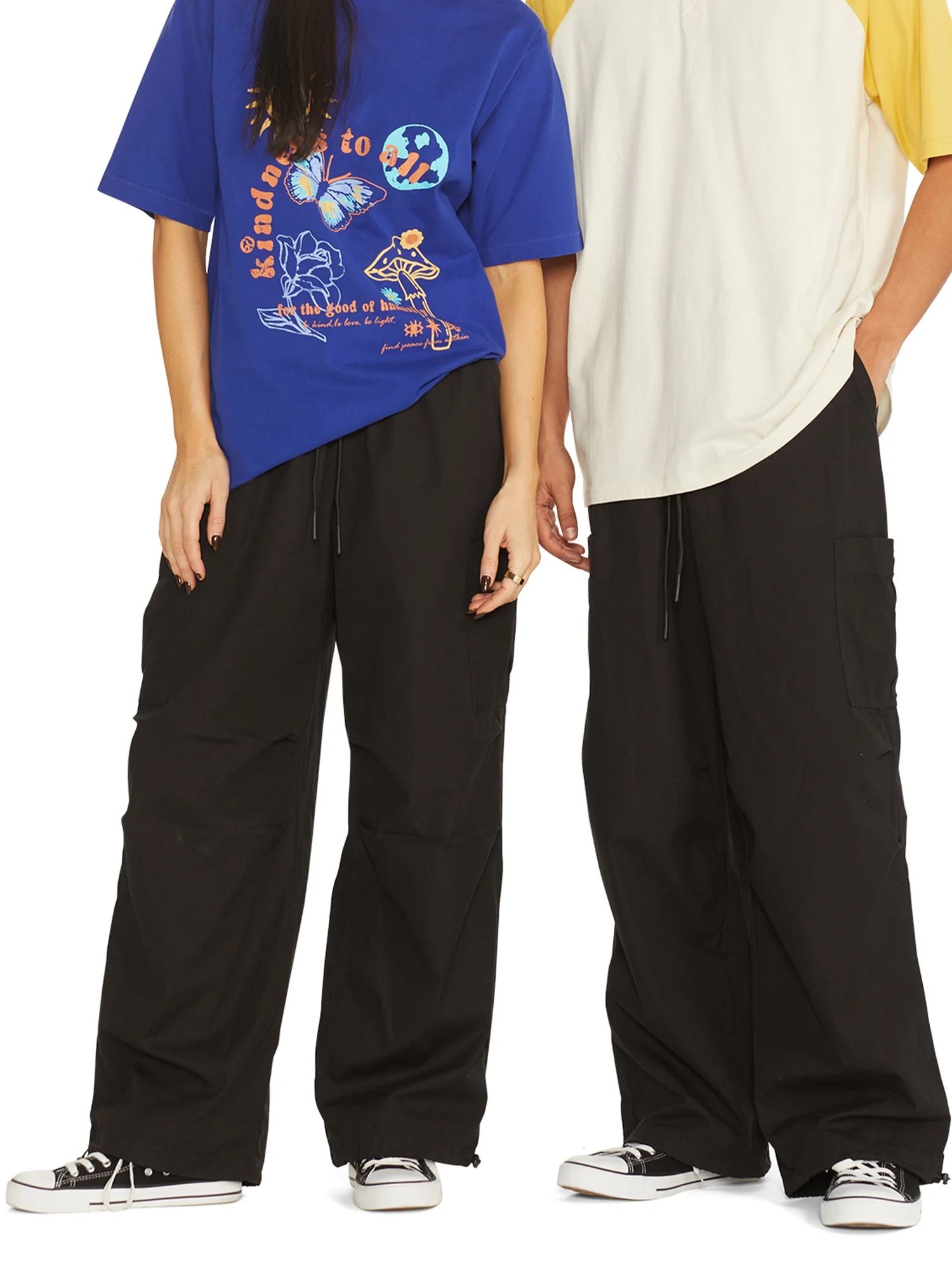 No Boundaries Men's & Big Men's Parachute Pants, Sizes XS-5XL | Walmart (US)
