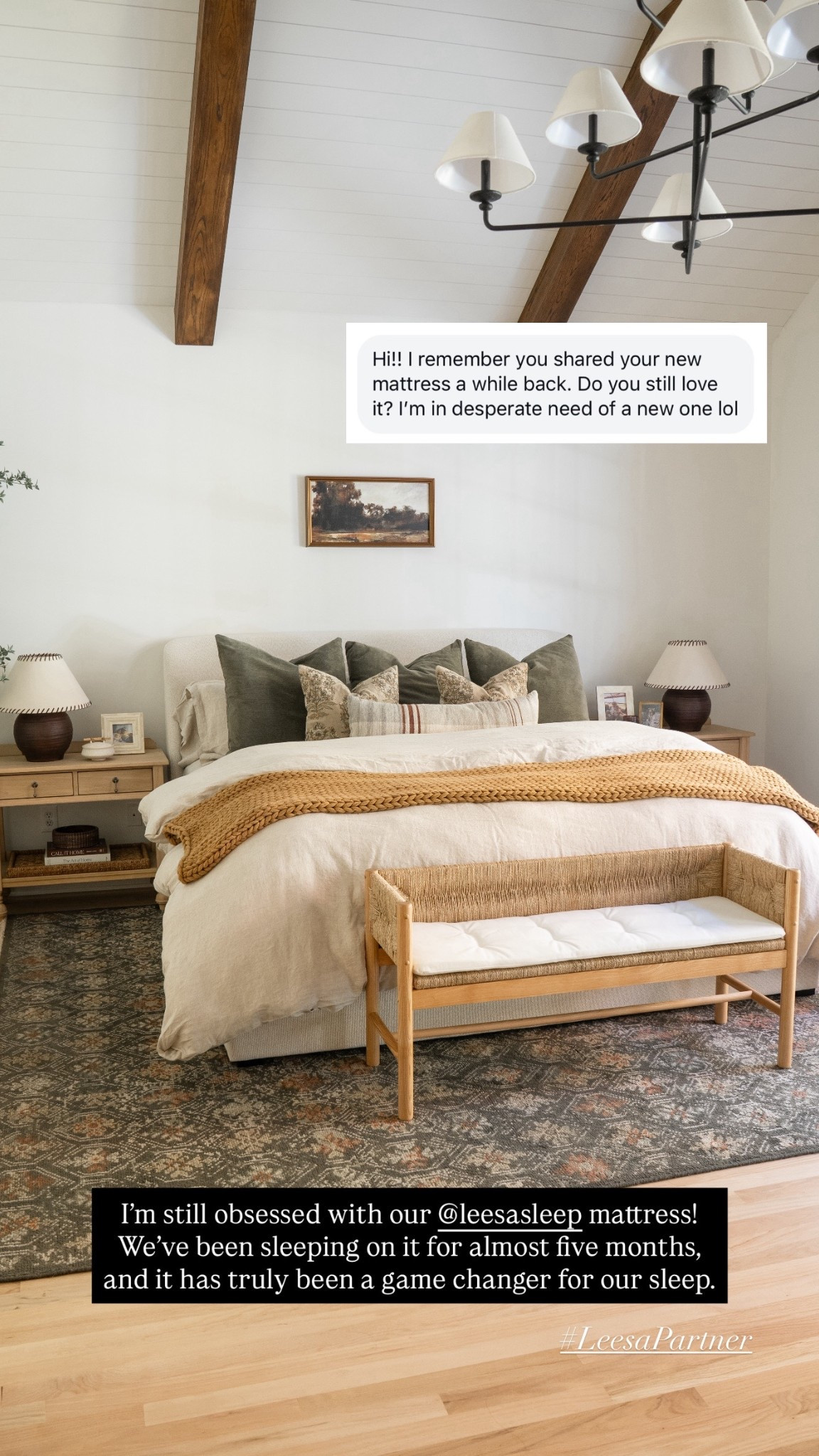 We completely renovated our bedroom but the best change we made was getting a new mattress from @leesasleep! Ours is the Legend Chill Hybrid and it’s SO amazing. It’s not too soft and not too firm, has an advanced cooling feature, and we seriously have never slept so well in our lives. Take advantage of their extended Cyber Monday sale from Dec 9th-15 to and get 25% off your purchase + $50 with my code CAROLINA #LeesaPartner



#LTKHome