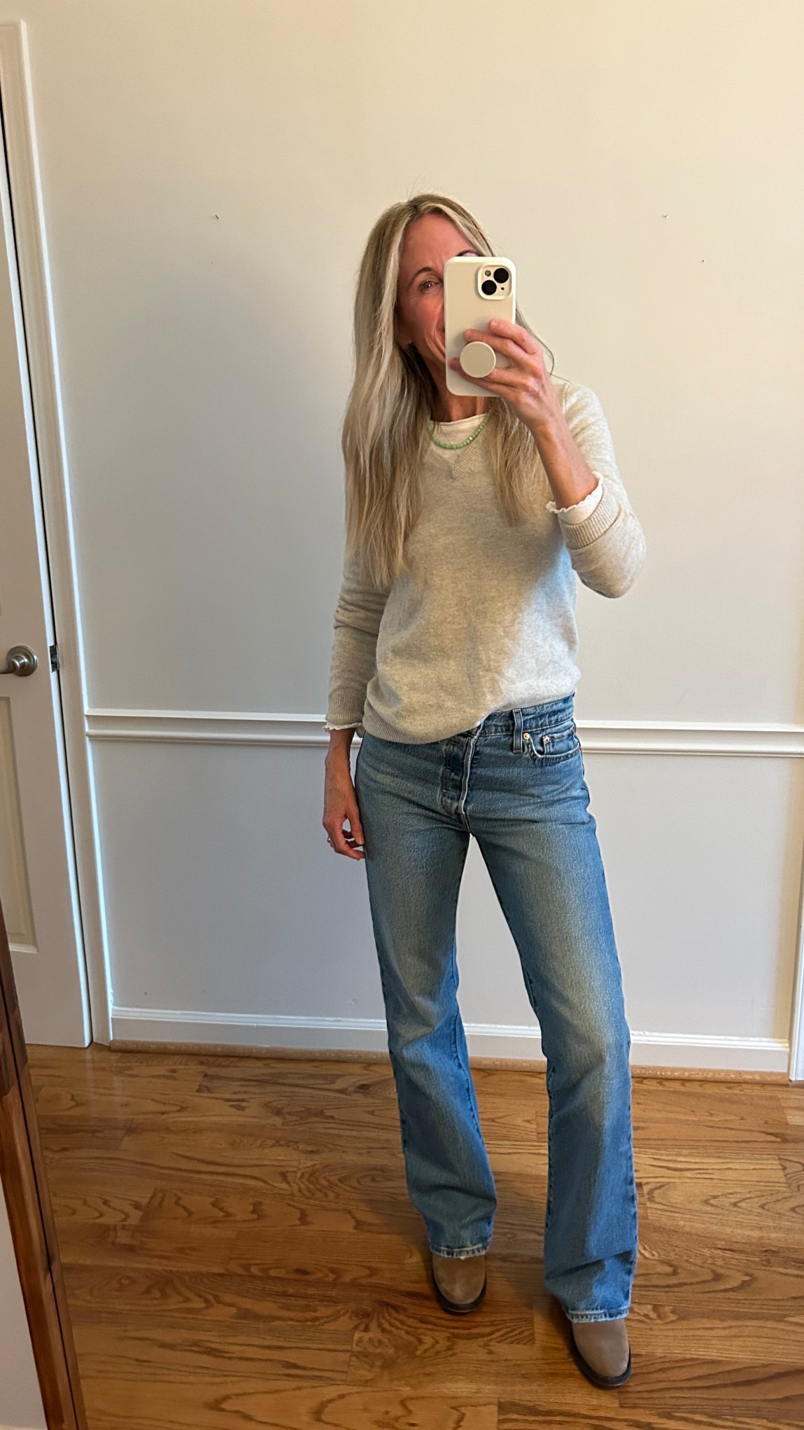 Life Lately🩵
First HS ⚽️ game tonight!!!!

It was sunny + 60 today!
And no doubt, seasonal depression is a real thing☀️

I'm really trying to cut back on my sugar and it's
SO hard for me, any tips??
*cut back, not the same as cut out!

random: I'm addicted to Aquafor: lips, around eyes, dry hands & heels.

Love a grey cashmere sweater with hood denim for a weekend fit🥰

#jcrew


#LTKootd #LTKmomlife #LTKdayinmylife