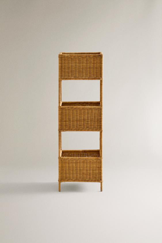 RATTAN STORAGE UNIT | Zara US