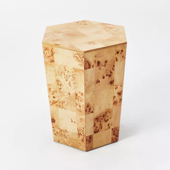 Ogden Burled Wood Accent Table - Threshold™ designed with Studio McGee | Target