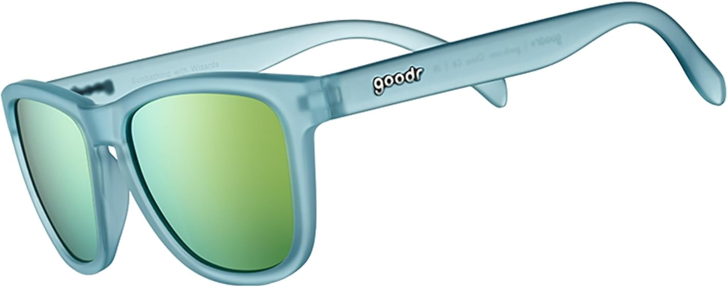 goodr Sunbathing with Wizards Polarized Sunglasses, Medium Sized (OG), Light Blue Translucent Fra... | Amazon (US)