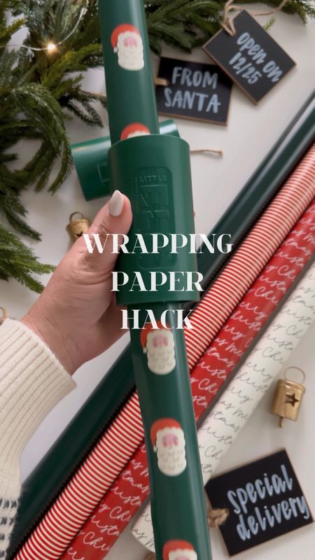 Wrapping Paper Hack : this little gadget makes cutting wrapping paper easier & faster!  I use it every year.  

#wrappingpaper #gifts #wrappinggifts #giftwrap #christmas #holiday #amazon #amazonfind 

#LTKfindsunder50 #LTKHoliday #LTKSeasonal