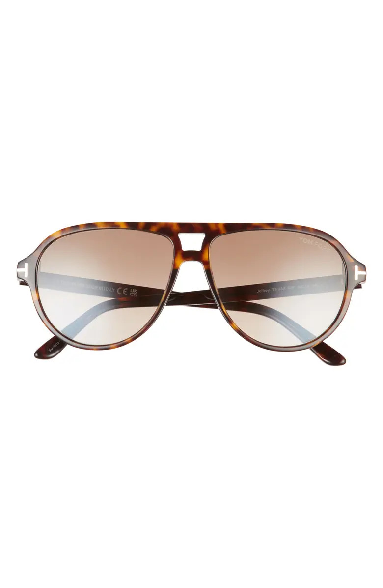 Jeffrey 59mm Gradient Pilot Sunglasses | Nordstrom Rack