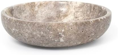 Shelf & Nook Travertine Decorative Bowls for Home Decor. Key Bowl for Entryway Table in a Choice ... | Amazon (US)
