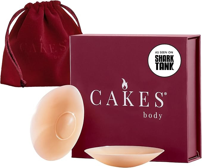 CAKES Body® sticky Circle Nipple Covers for Women - The Viral Sticky Boobs With an Adhesive-free... | Amazon (US)