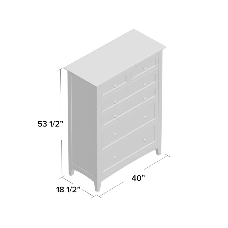 Melusina 6 - Drawer Dresser | Wayfair North America