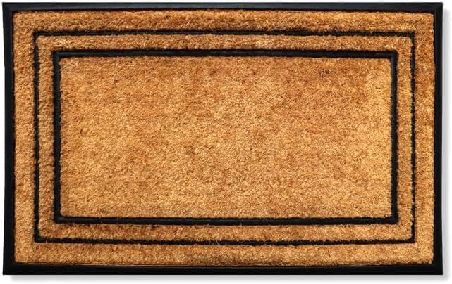 A1HC Natural Coir & Rubber Door Mat, 18"x32", Heavy Duty, Dirt Trapping, Long-Lasting Entrance Do... | Amazon (US)