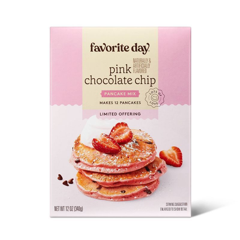 Pink Chocolate Chip Pancake Mix - 12oz - Favorite Day™ | Target