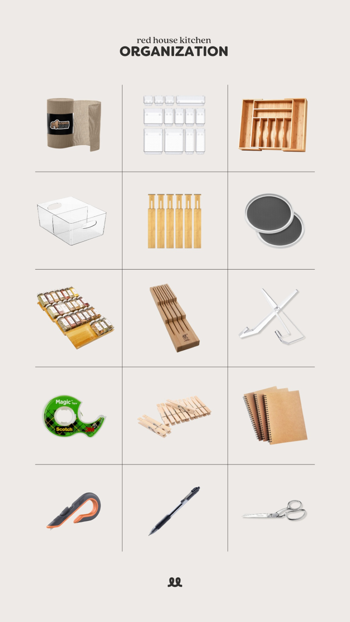 We firmly believe that having a dedicated spot for everything will make spending time in your kitchen more enjoyable and actually encourage you to cook more. These drawer organizers are even capable of turning a ‘junk drawer’ into an organized spot for simple, daily use tools like scissors, box, cutters, and tape.

#LTKHome