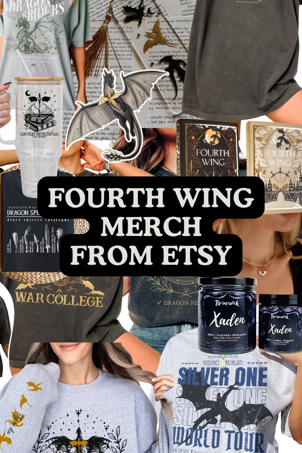 Fourth Wing merch from Etsy - Part 1


#LTKfindsunder50 #LTKfindsunder100 #LTKsalealert