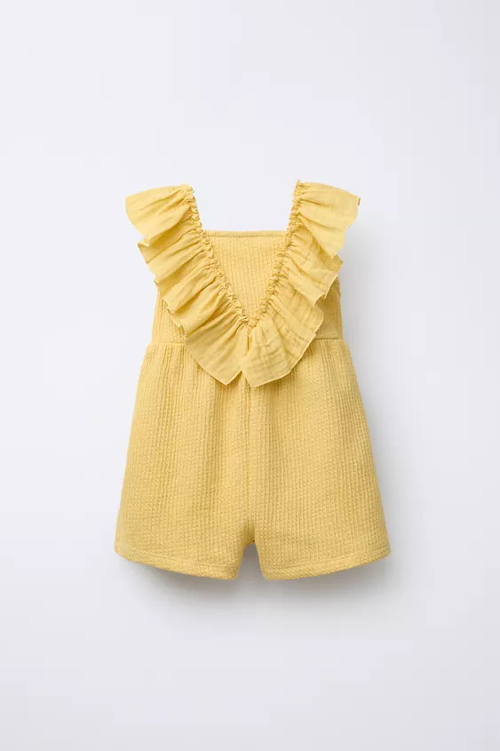 COMBINATION STRUCTURE SHORT JUMPSUIT | Zara US