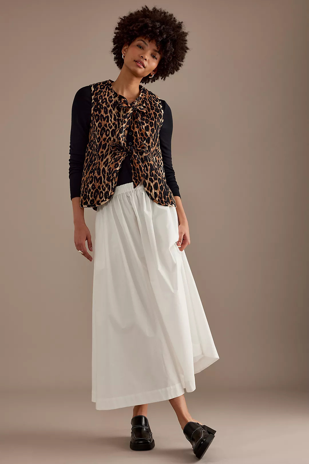 Damson Madder Tilly Quilted Tie-Front Gilet | Anthropologie (UK)