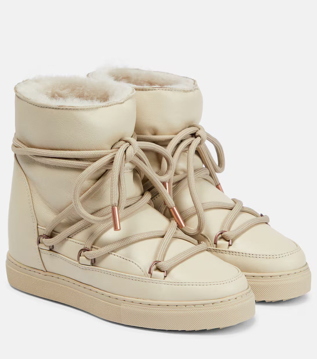 Classic Wedge leather snow boots | Mytheresa (INTL)