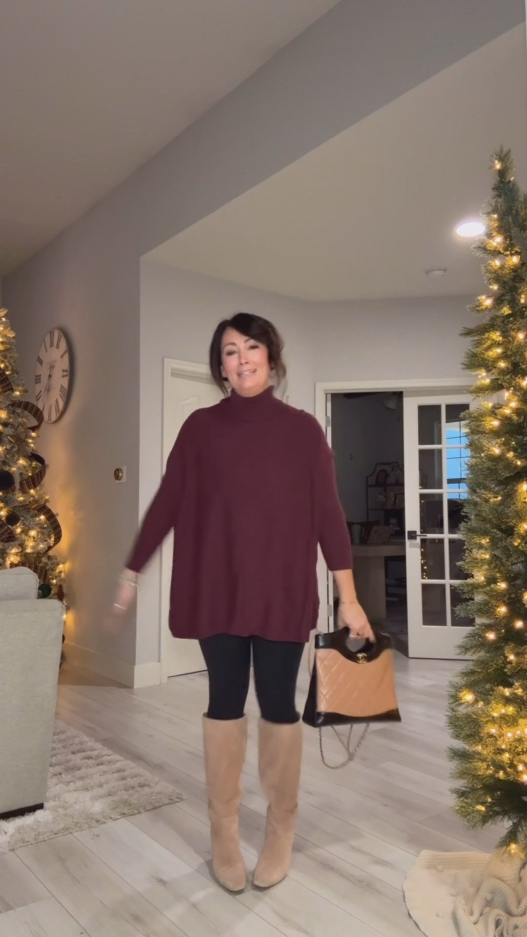 • medium top
• size 6 leggings 
• boots true to size in wide 

#LTKGiftGuide #LTKootd #LTKHoliday