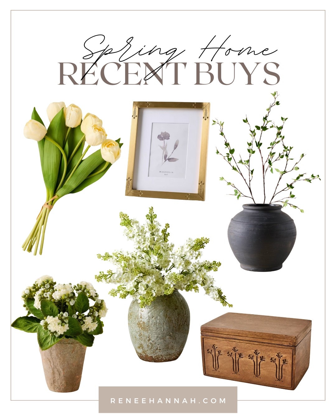 Sharing some of my favorite recent home purchases for spring! 🌷 Soft florals, timeless textures, and classic details to refresh my space for the season. Which piece is your favorite? ✨

#LTKFindsUnder100 #LTKSeasonal #LTKHome