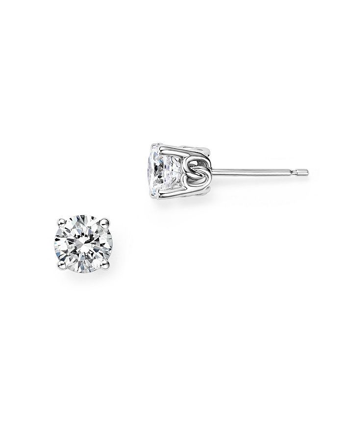 Diamond Stud Earrings in 14K White Gold, 0.25 ct. t.w. - 1.0 ct. t.w. - 100% Exclusive | Bloomingdale's (US)