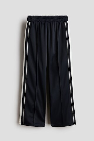 H & M - Wide-Leg Track Pants - Blue | H&M (US + CA)