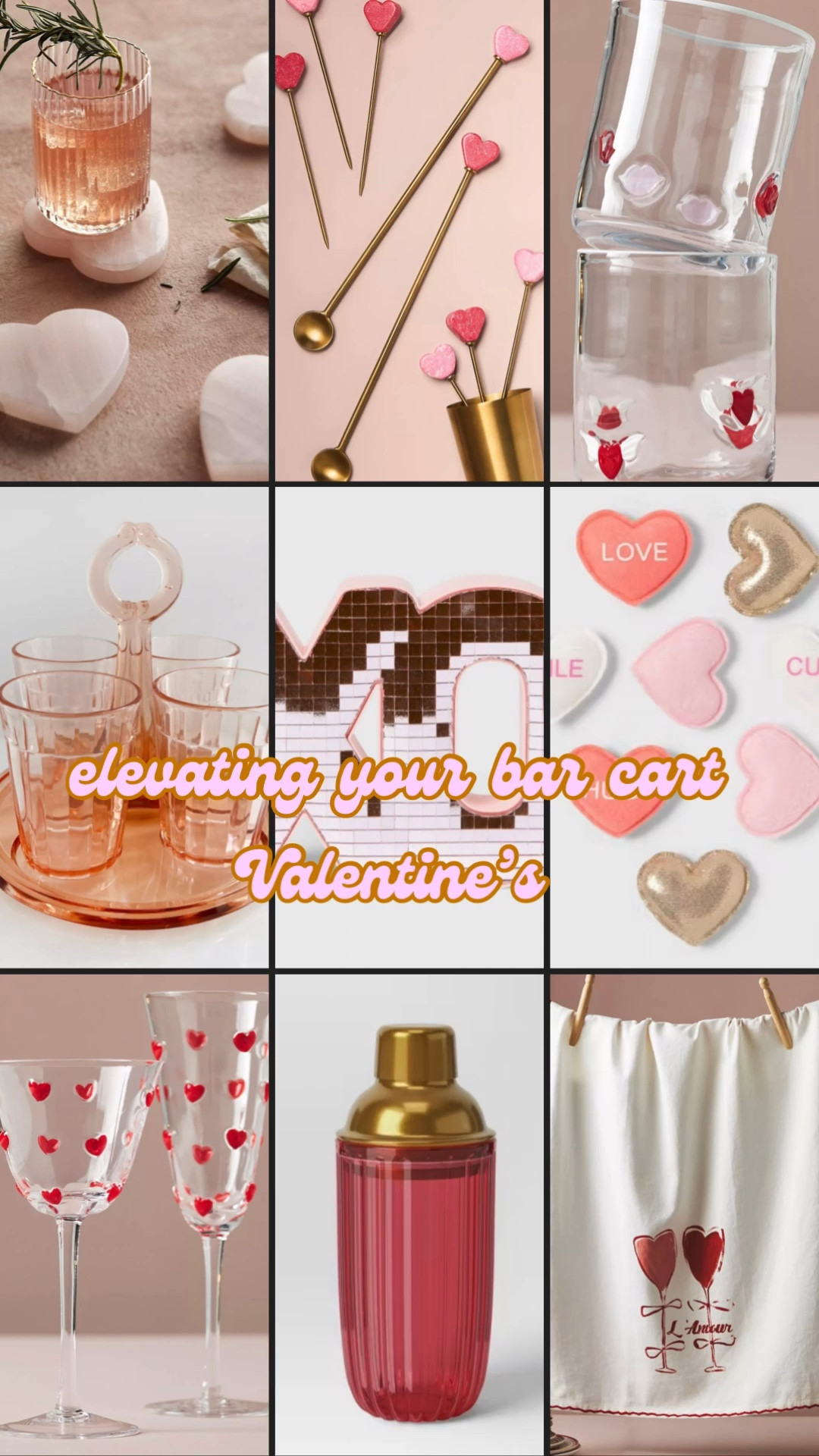 Valentine’s decor for house hold, bar cart, and galentines💋🥂

- Search valentine decor on target website to find items $10 and under! 

#LTKSeasonal #LTKVideo #LTKhome