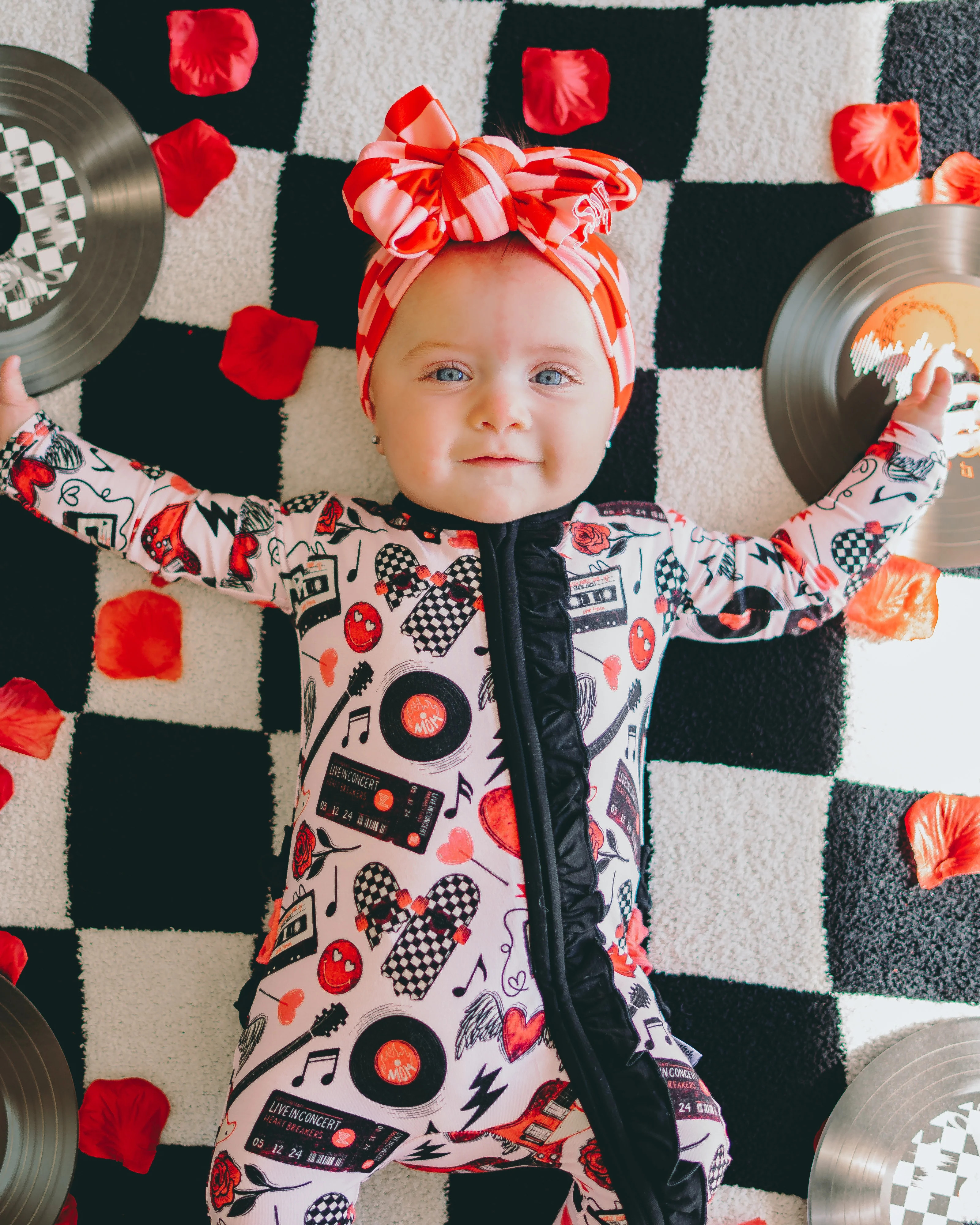 Treble Maker (Pink) Ruffle Footie Snoozer | Fletch