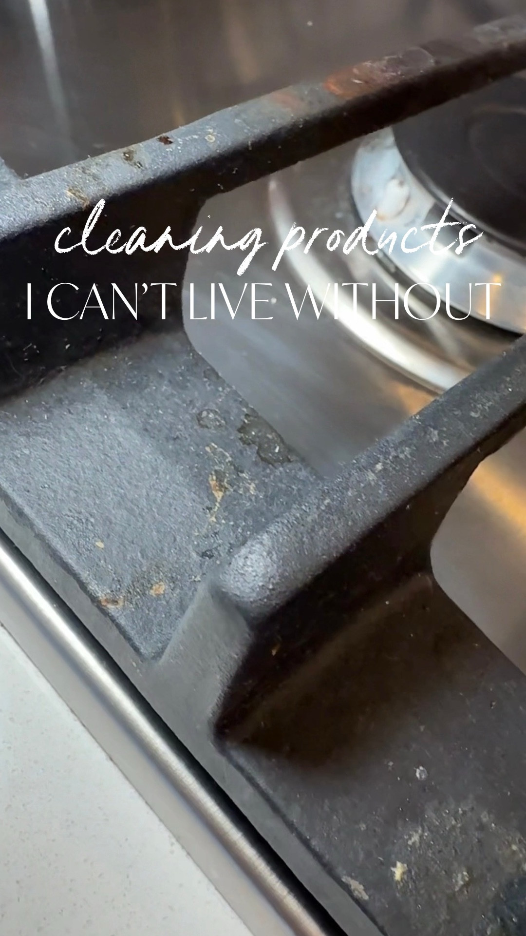 Make sure to follow the directions on all of the bottles/packaging. The oil on the stove grates is high heat cooking oil like a vegetable oil!

These household cleaning hacks are game changers! These cleaning products make my life easier and get the job done right!


#LTKHome #LTKSeasonal
