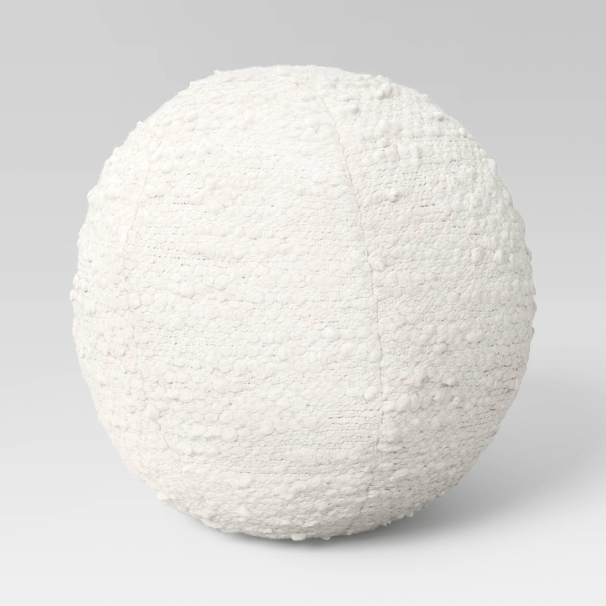 Boucle Sphere Throw Pillow Ivory - Threshold™ | Target