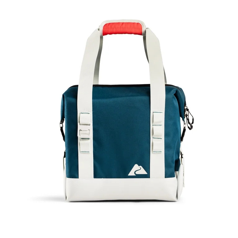 Ozark Trail 24-Can 14 qt Soft-Sided Folding Cooler with Built-in Bottle Opener, Teal | Walmart (US)