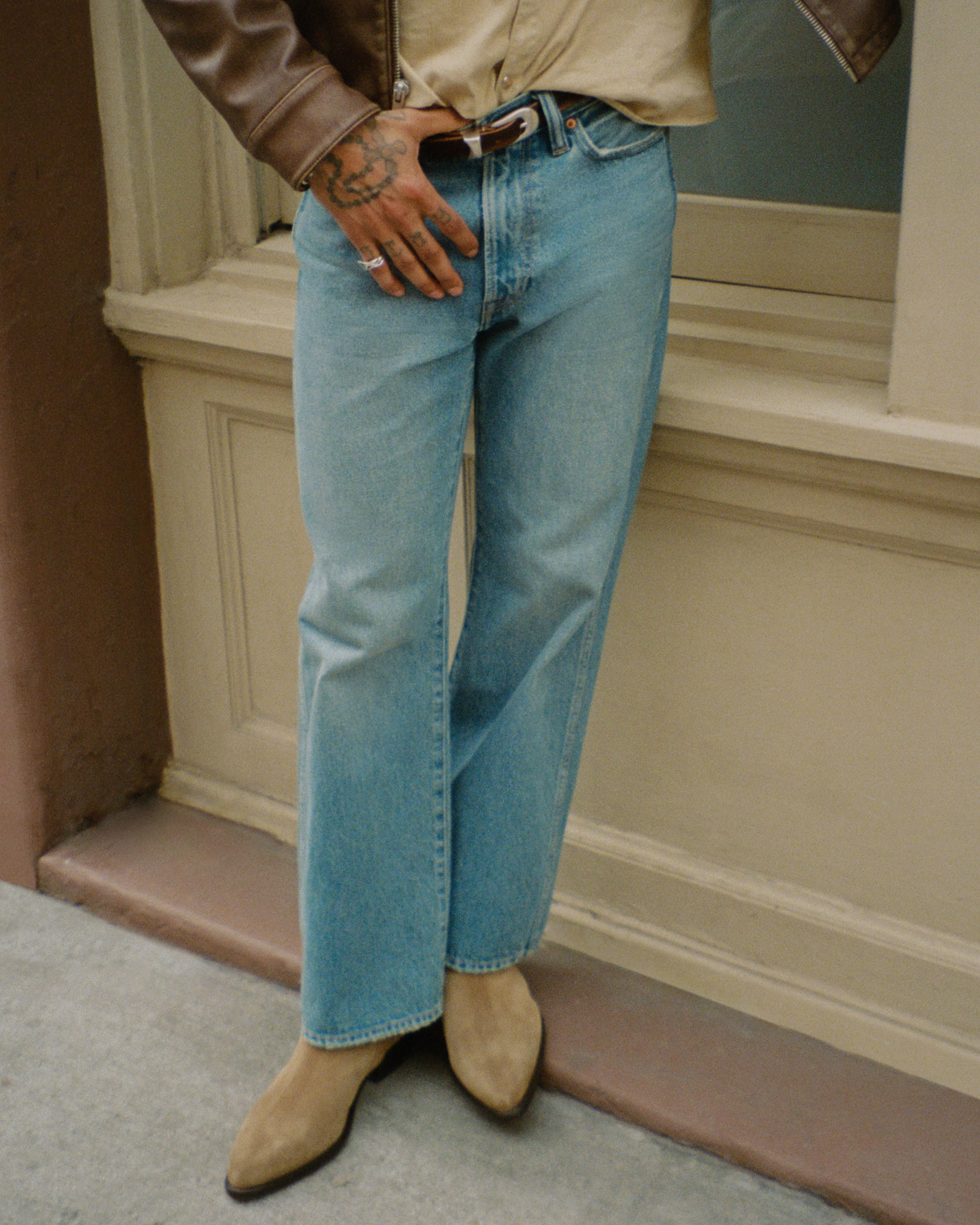 Western Straight Jean | Abercrombie & Fitch (US)