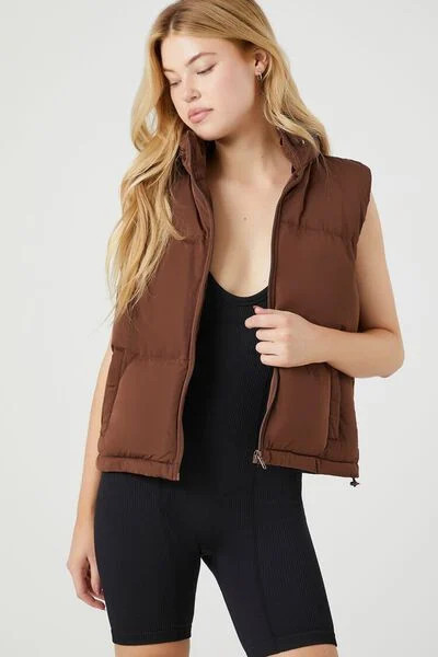 Zip-Up Puffer Vest | Forever 21 | Forever 21 (US)