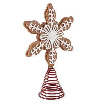 North Pole Trading Co. Gingerbread Star Christmas Tree Topper | JCPenney