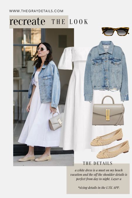 White dress, capsule wardrobe, denim jacket 

#LTKVideo #LTKover40 #LTKstyletip