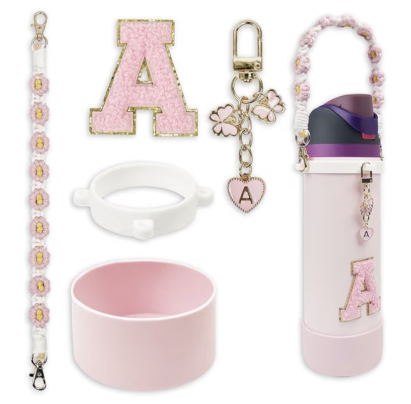 Gift Guide - Lillian got similar accessories for her birthday and is loving the set.  $10, would be a great stocking stuffer or if you need a small gift for a teen girl or younger.  This comes in more letters and colors.  


#under10 #owala #teengirl #teengift #girlsgift #amazon #budgetfriendly #giftunder10 

#LTKGiftGuide #LTKKids #LTKFindsUnder50