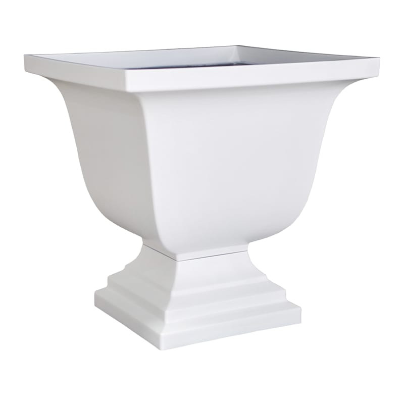 Ursela White Outdoor Planter, Large | At Home