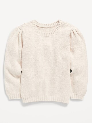 Cozy Puff-Sleeve Sweater for Toddler Girls | Old Navy (US)