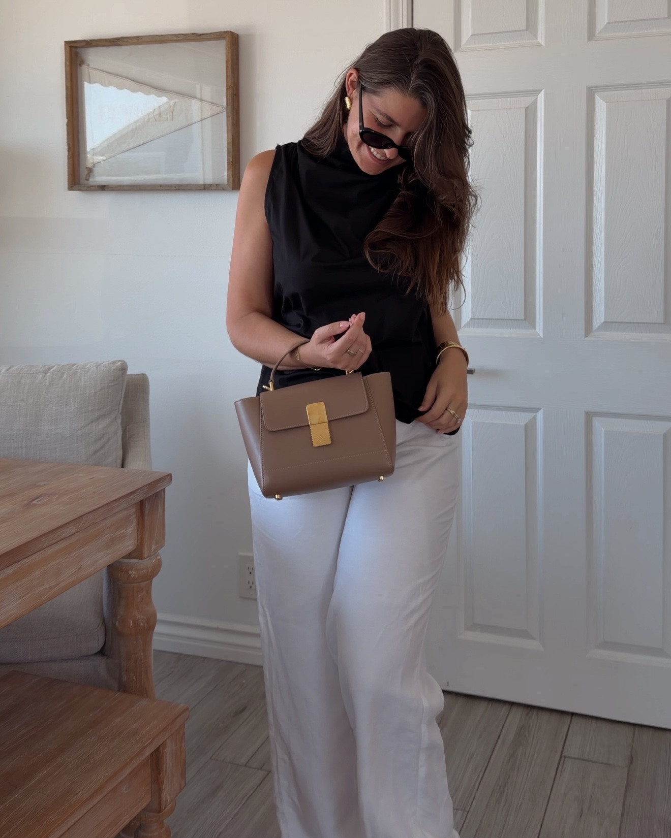 Recent outfits & moments with the Mini Marly by @ATELIERS AUGUSTE 👜

Ever since discovering the Mini Marly during my visit to the Ateliers Auguste boutique in Paris, it's quickly become one of those handbags I reach for constantly! Elegant, timeless, and incredibly versatile, it pairs effortlessly with everything I wear, and I can't wait to keep styling it 🤍

✨ I've also shared a closer look at the Mini Marly, the story behind Ateliers Auguste, and why this beautiful handbag has become such a natural part of my wardrobe, now live on maevawithamour.com

👉 Save this post for your next handbag search, and follow for the latest French & European brand discoveries, thoughtful shopping edits, boutique visits, and timeless style inspiration

🤍 Note: Some Pieces I’m unable to link here on LTK and linked similar options: 
- Black Top funnel neck: Finch Top by Marcella NYC
- Black Tailored top and Shorts: Grace & Mila, French brand EU shipping only
- White Embroidery Long Sleeve: Chloé de Barros, Chemisier Louisa 

With Amour, M.

Some pieces featured in this post were kindly gifted ✨

#frenchstyle #parisianstyle #handbag #purse #ateliersauguste @UNIQLO @Aritzia @SEZANE @Quince @Madewell

#LTKootd #LTKTravel #LTKWorkwear